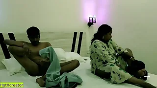 Screwing friends crestfallen wife at hotel! Indian XXX Bhabhi sex